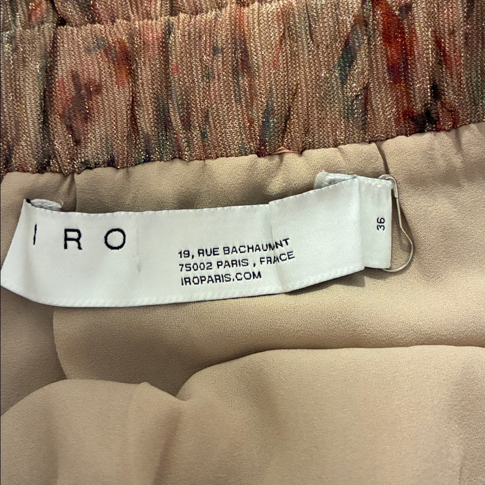IRO Multicolor Ruffled Mini Skirt, New With Out Tags. - Picture 11 of 15